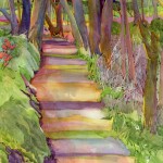 Woodlands Watercolor Painting
