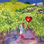 Heart and Vines SOLD Giclee' available