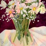Daisies Watercolor Painting